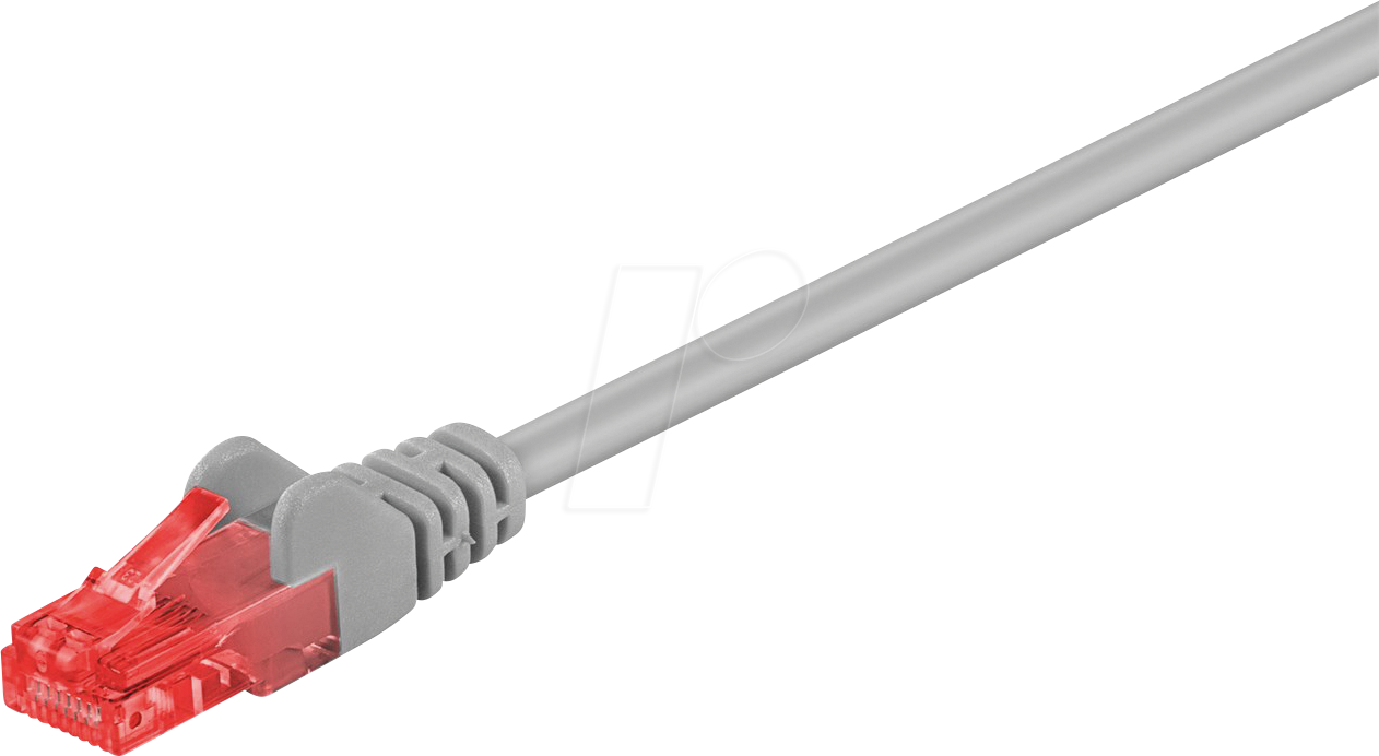 Goobay CAT 6 U/UTP CCA 0,5m Grey