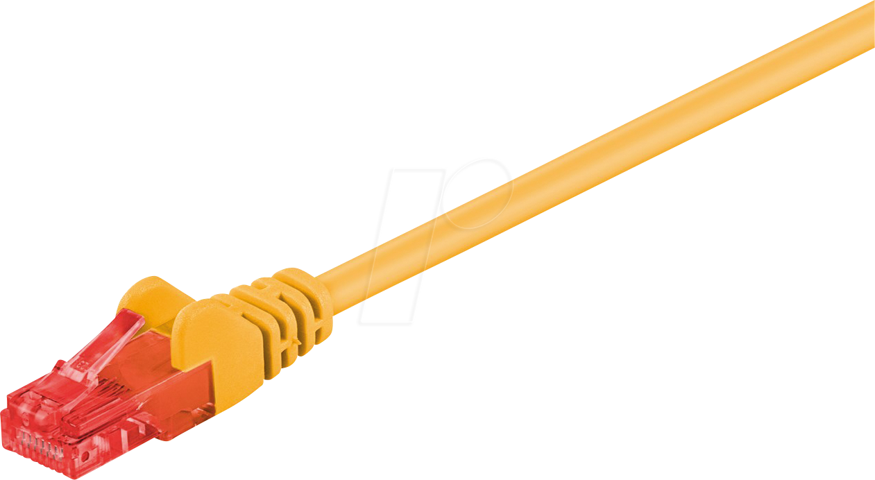 Goobay CAT 6 U/UTP CCA 2m Yellow