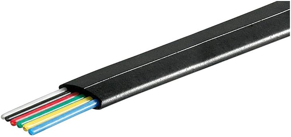 goobay 6m Telefon-/netvärkskabel svart