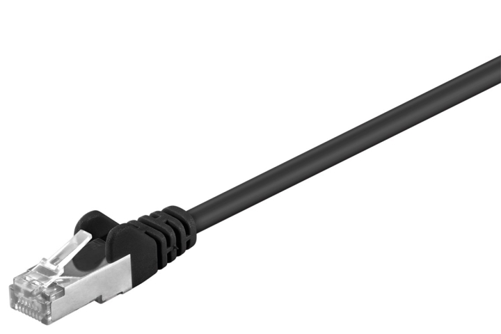 goobay CAT 5e SF/UTP 5m Patchkabel svart