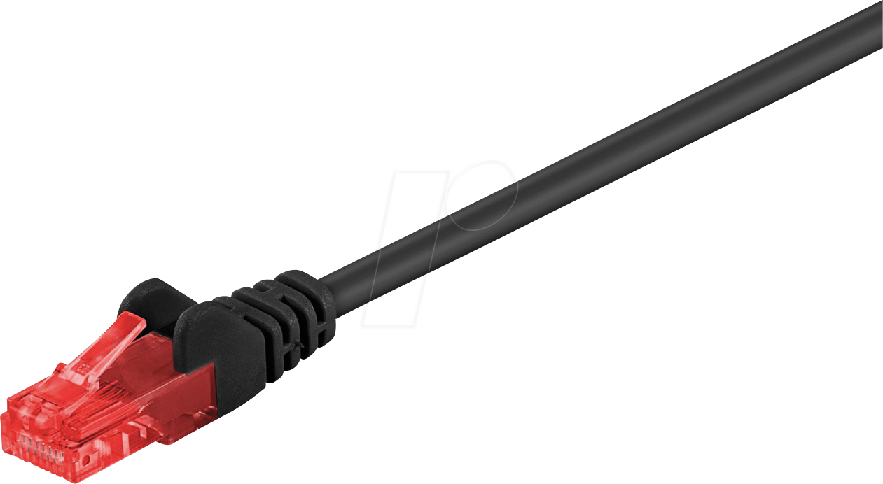 Goobay CAT 6 U/UTP CCA 7,5m Black