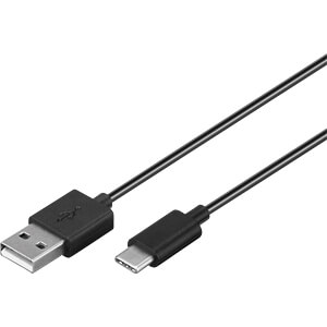 goobay USB förlängningskabel 2m svart