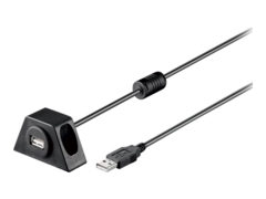 goobay USB förlängningskabel 2m svart
