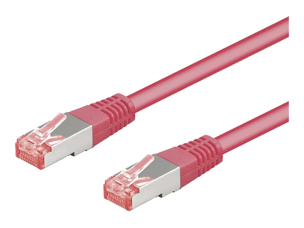 Goobay CAT 6 S/FTP CU 2m Magenta