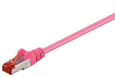 Goobay CAT 6 S/FTP CU 20m Magenta