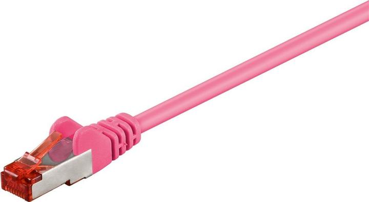 Goobay CAT 6 S/FTP CU 3m Magenta