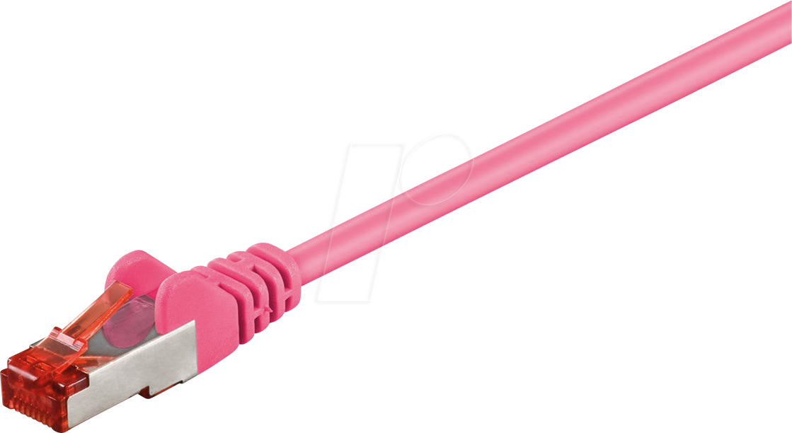 Goobay CAT 6 S/FTP CU 0,5m Violet