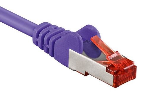 Goobay CAT 6 S/FTP CU 5m Violet