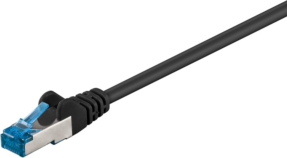 Goobay CAT 6a S/FTP CU 10m Black