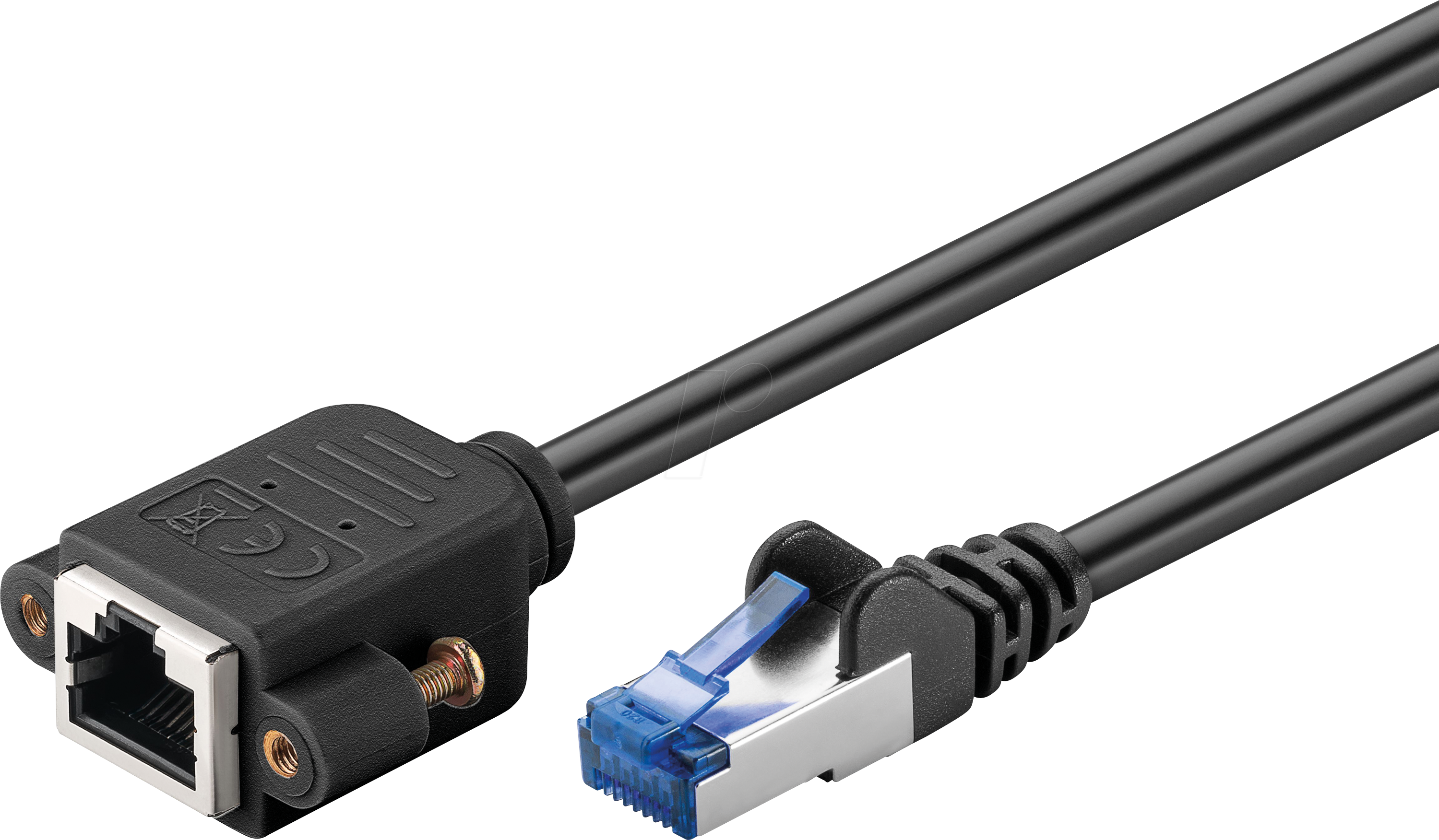 Goobay CAT 6a S/FTP CU 2m Black