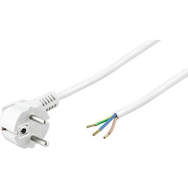 goobay Ström CEE 7/7 Kontakt Uisoleret kabel Grå 1.5m Strömkabel