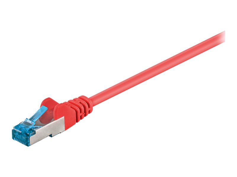 goobay CAT 6a SFTP, PiMF 25cm Netvärkskabel röd
