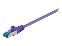 goobay CAT 6a SFTP, PiMF 25cm Netvärkskabel lila