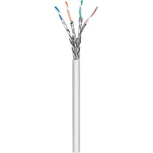 Goobay CAT 6a S/FTP CU 0,25m White