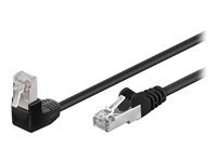 goobay CAT 5e Foldet uskärmet snoet par (F/UTP) 10m Netvärkskabel svart