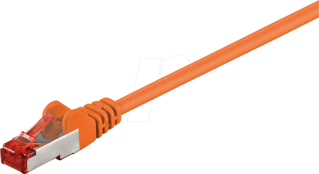 goobay CAT 6 SFTP, PiMF 1m Patchkabel Orange