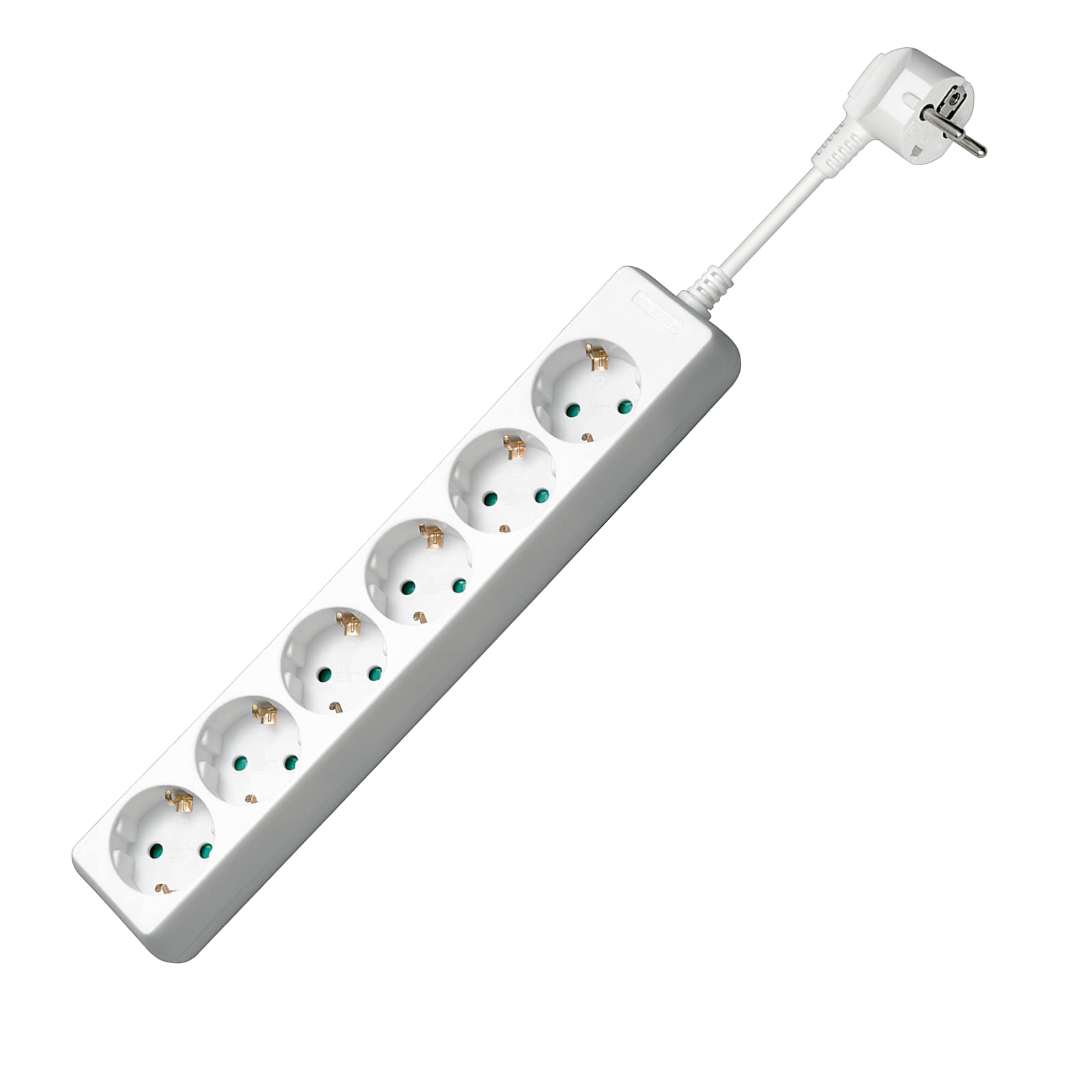 goobay NK 600-300 CS Strömfordelingsenhed 6-kontakt 16A svart 3m