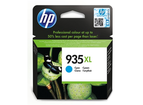 HP 935XL Cyan 825 sidor bläck C2P24AE