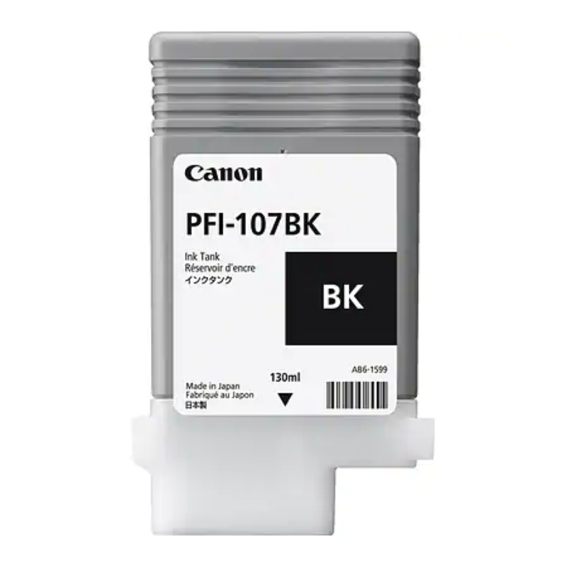 Canon PFI 107 BK Foto-svart bläckbehållare 6705B001