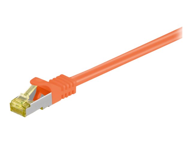 goobay CAT 7 SFTP, PiMF 50cm Patchkabel Orange