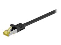 goobay CAT 7 SFTP, PiMF 10m Patchkabel svart