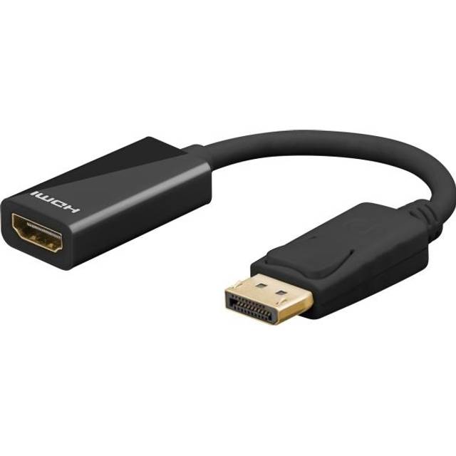 goobay DisplayPort adapter 10cm svart