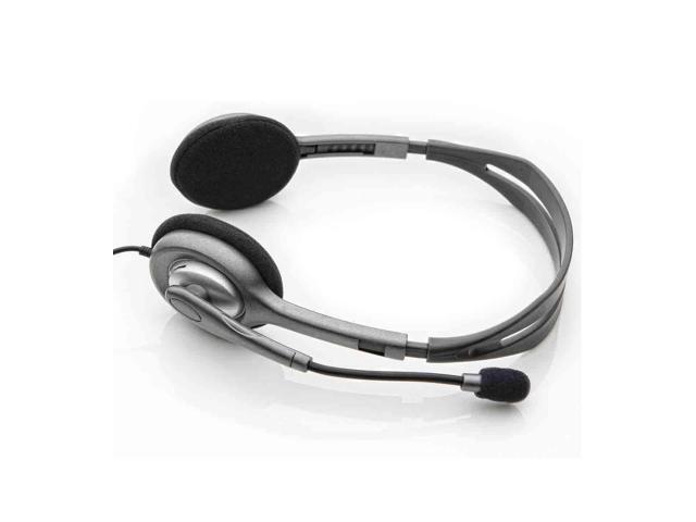 Logitech Stereo H111 Kablet hörlurar svart