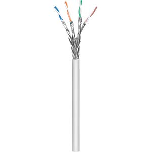 Goobay CAT 6a S/FTP CU 50m White