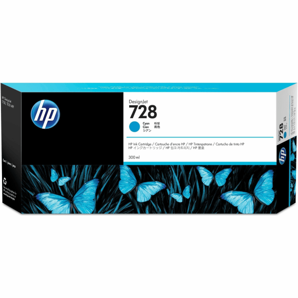 HP 728 Cyan bläck F9K17A