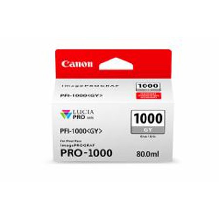 Canon PFI 1000 GY Grå 1465 sidor bläckbehållare 0552C001