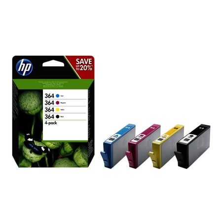 HP 364 svart Gul Cyan Magenta bläck N9J73AE