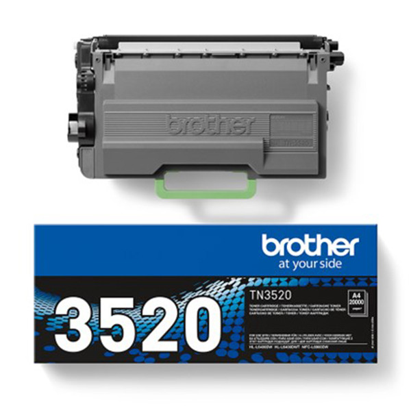 Brother TN 3520 svart 20000 sidor Toner