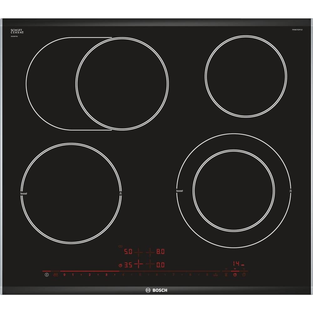 Bosch Serie | 8 PKN675DP1D Keramisk kogeplade svart