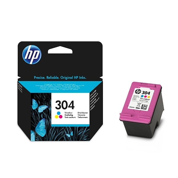 HP 304 färg (cyan, magenta, gul) 100 sidor bläck N9K05AE