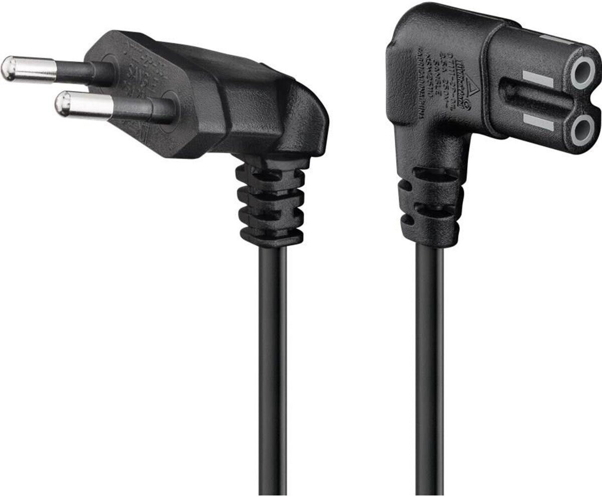 goobay Strömkabel 30cm svart