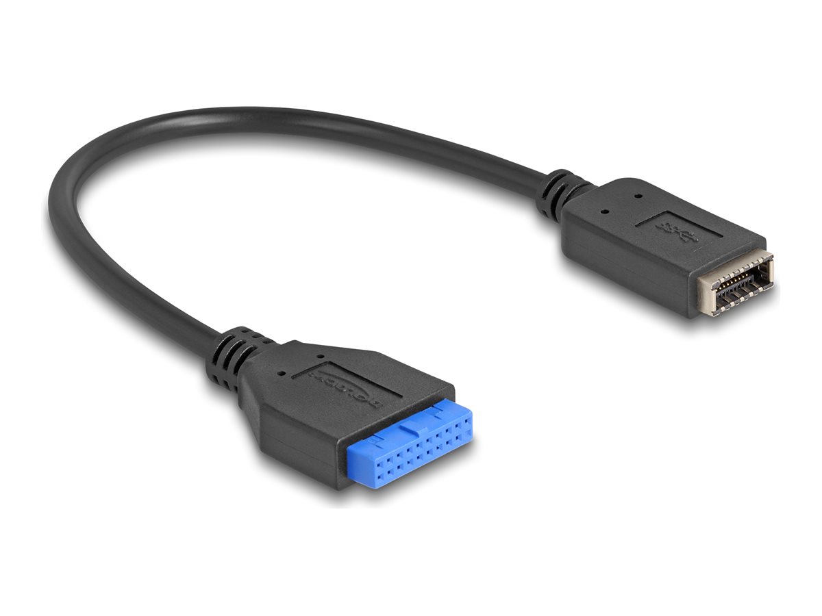 Delock USB intern till ekstern kabel 25cm svart