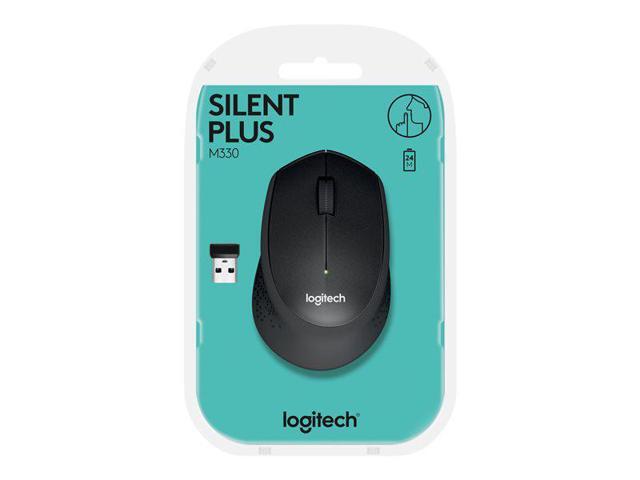 Logitech M330 SILENT PLUS Mekanisk trådlös svart