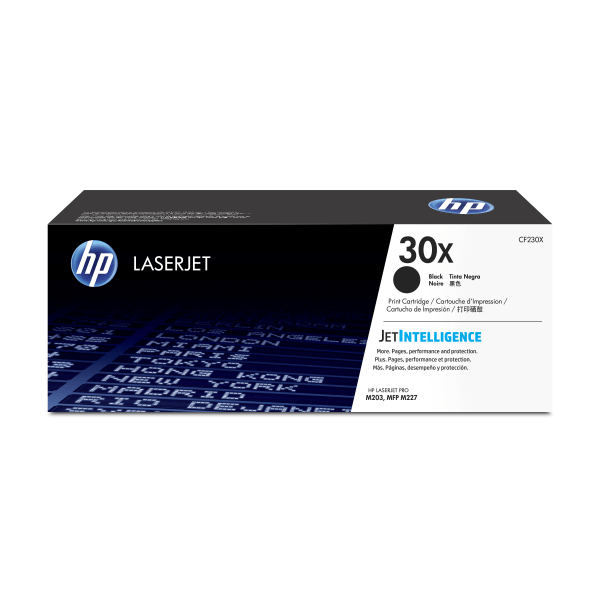 HP 30X svart 3500 sidor Toner CF230X