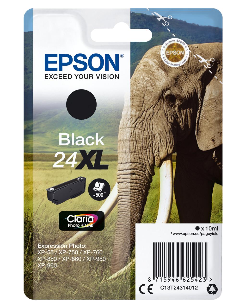 Epson 24XL Cyan 740 sidor bläck C13T24354012