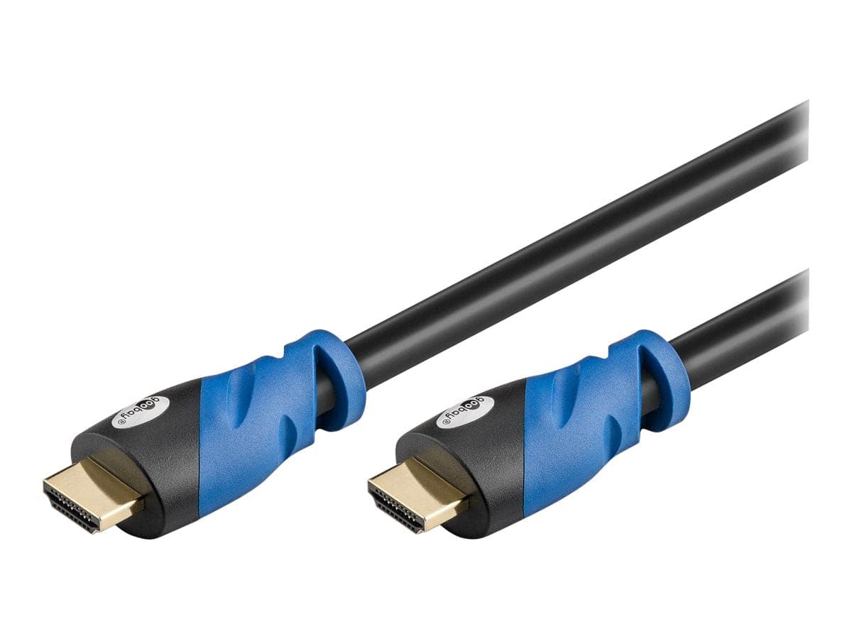Goobay HDMI 2.0 Premium 1,5m Black/Blue