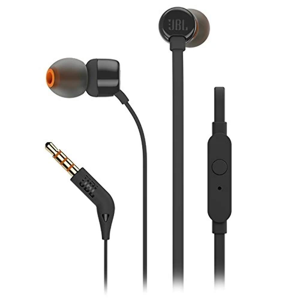 JBL T110 Kablet Earbuds vit