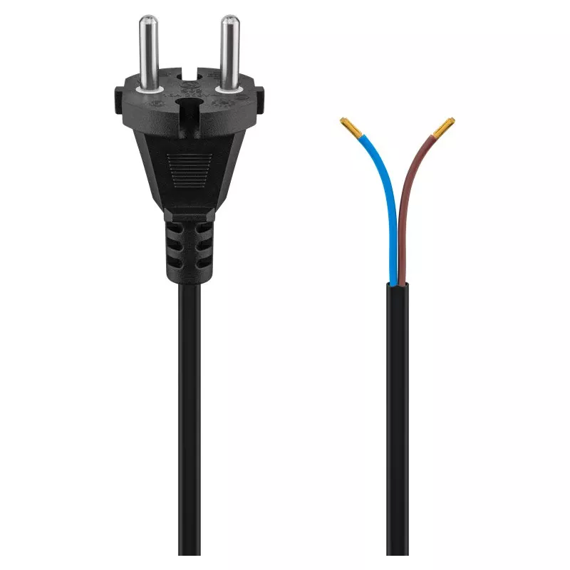 goobay Strömkabel 7.5m svart