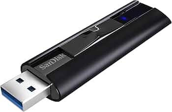 SanDisk Extreme Pro 256GB USB 3.2 USB stick svart