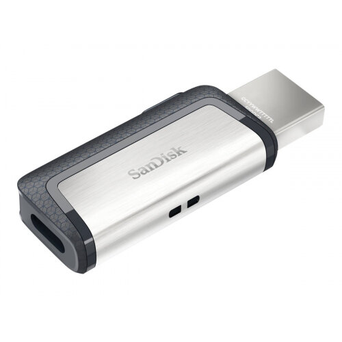 SanDisk Ultra Dual 256GB USB 3.1 / USB-C USB stick Grå Silver