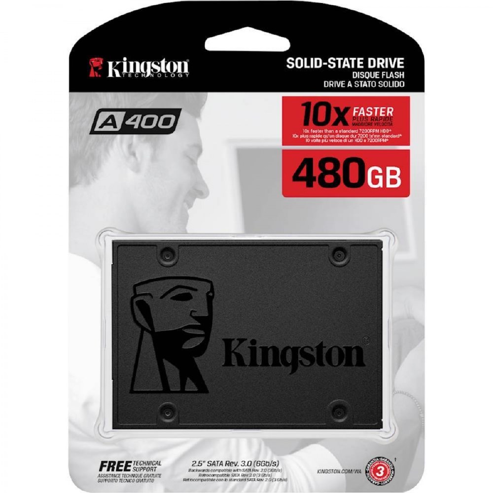 Kingston SSD A400 480GB 2.5 SATA-600