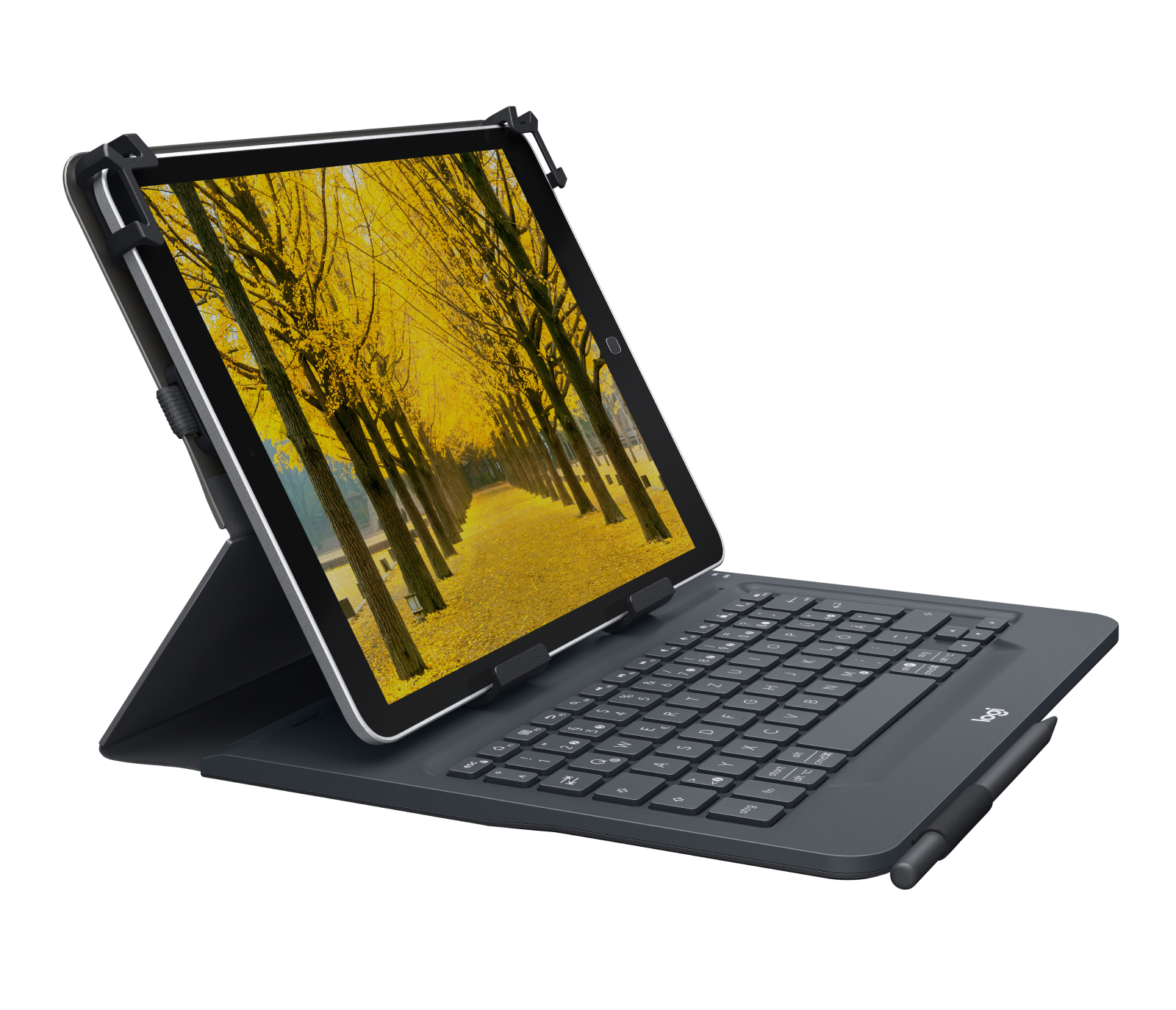 Logitech Universal Folio för 9- Tablets tangentbord och folio-kasse trådlös Dansk/Finsk/Norsk/Svensk