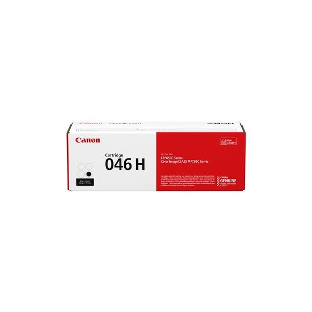 Canon 046 H svart 6300 sidor Toner 1254C002