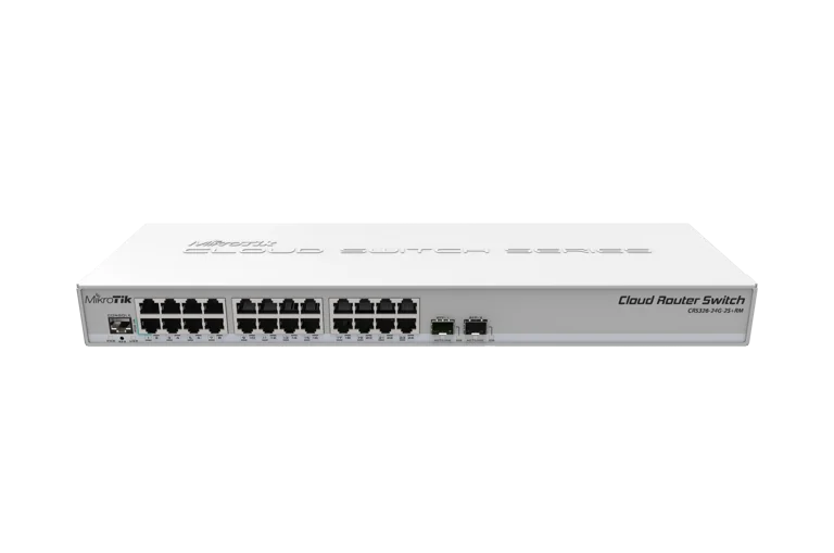 MikroTik Cloud Router Switch CRS326-24G-2S RM Switch 24-porte Gigabit PoE