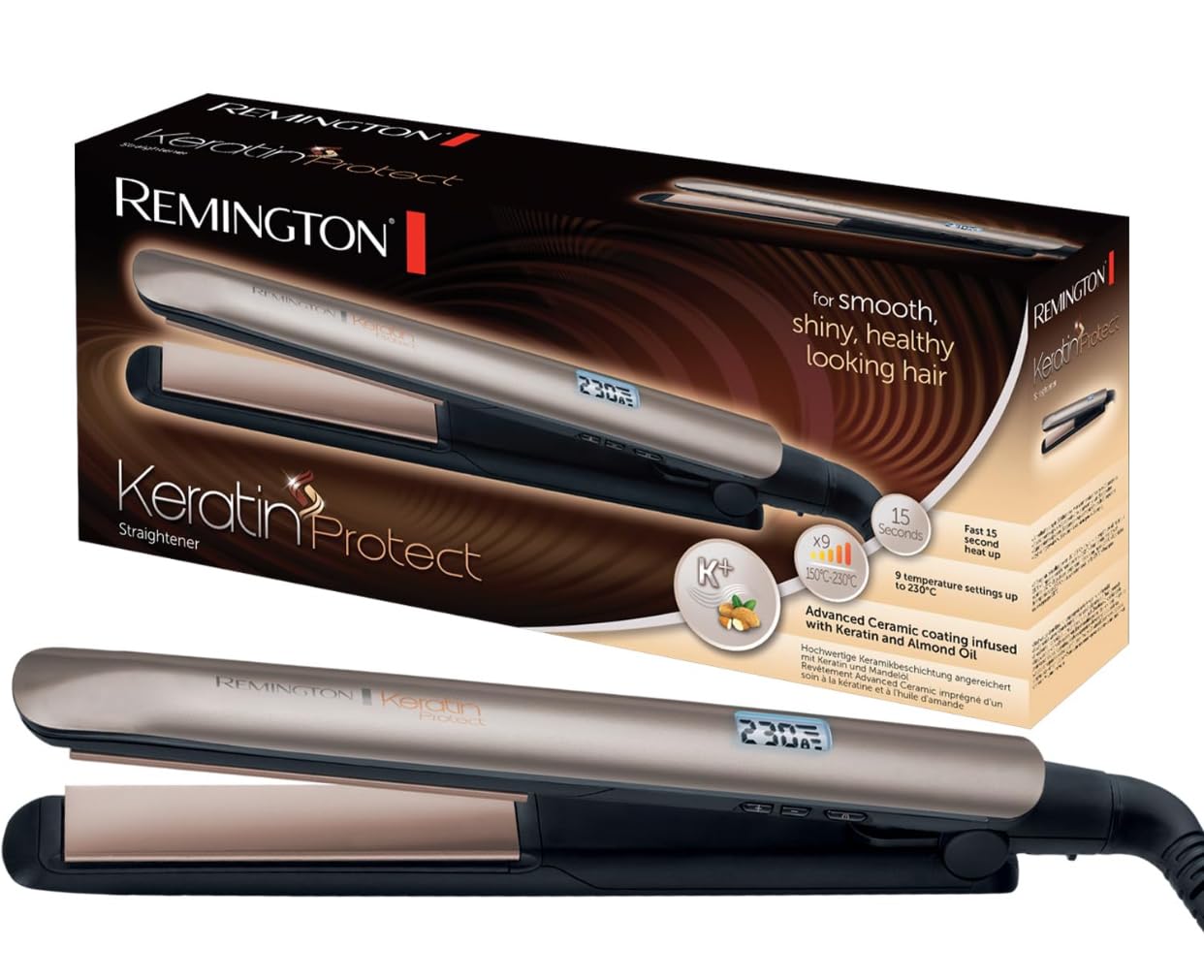 Remington Hårglatter S8540 Keratin Protect