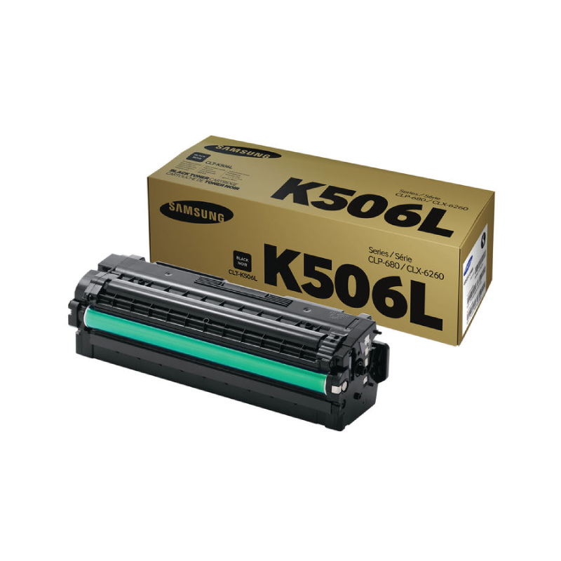 Samsung CLT-K506L svart 6000 sidor Toner SU171A